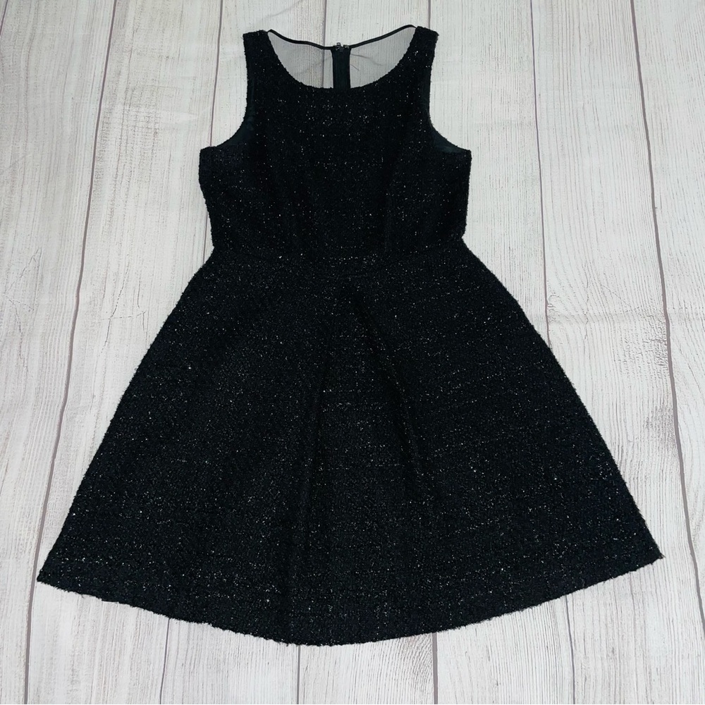 JENNIFER LOPEZ Women’s Black Sleeveless Fit & Flare Cocktail Dress Size 10 - Picture 3 of 11